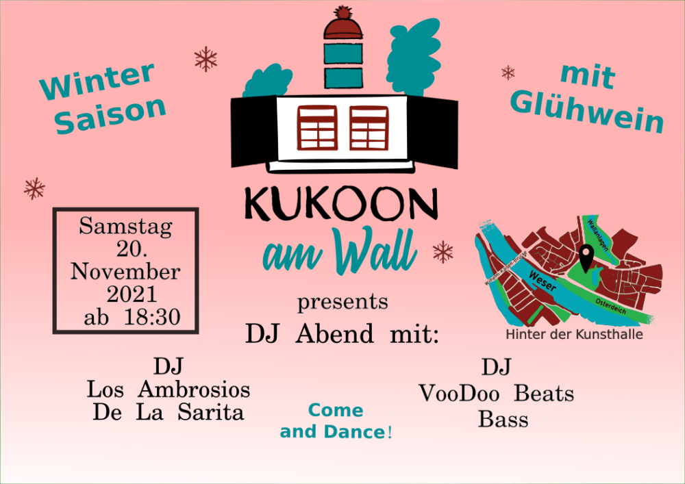Veranstaltung: Dj Abend in den Wallanlagen mit "Los Ambrosios De La Sarita" und "VooDoo Beats Bass" Dj Abend in den Wallanlagen mit "Los Ambrosios De La Sarita" und "VooDoo Beats Bass"