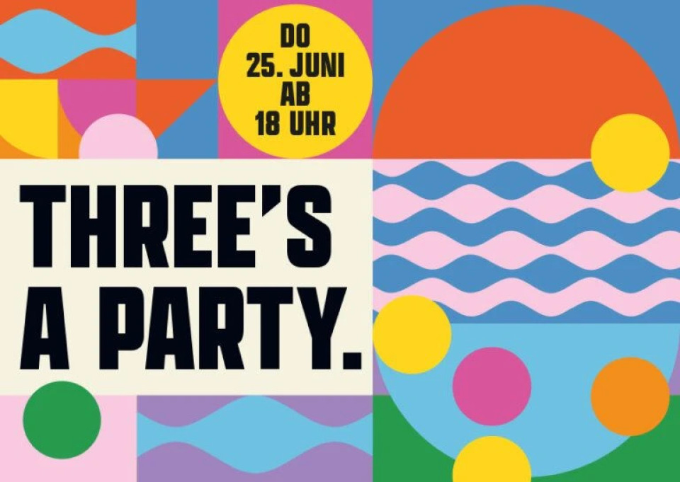 Three’s a Party. Wir feiern: Weserburg, GAK & Künstler:innenhaus Bremen