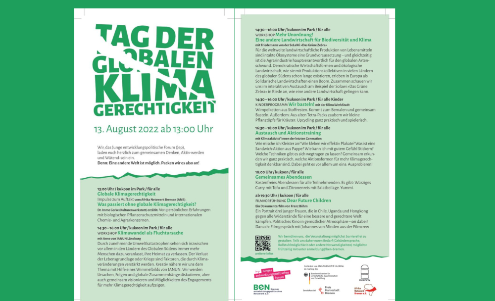 Veranstaltung: Klimagerechtigkeitstag Klimagerechtigkeitstag