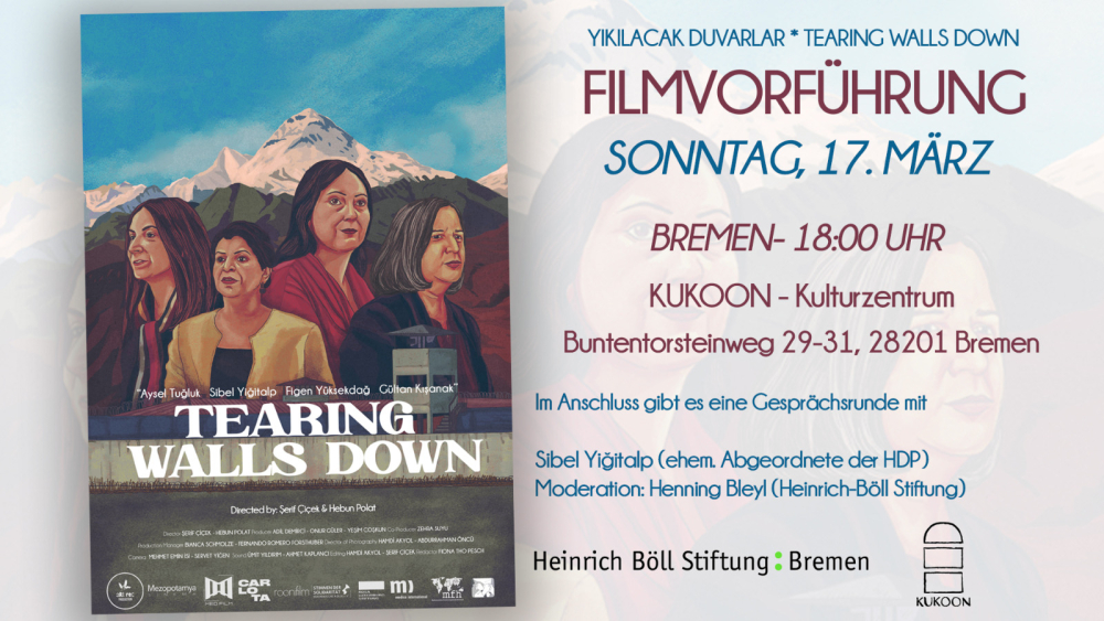 Veranstaltung: TEARING WALLS DOWN - (YIKILACAK DUVARLAR) TEARING WALLS DOWN - (YIKILACAK DUVARLAR)