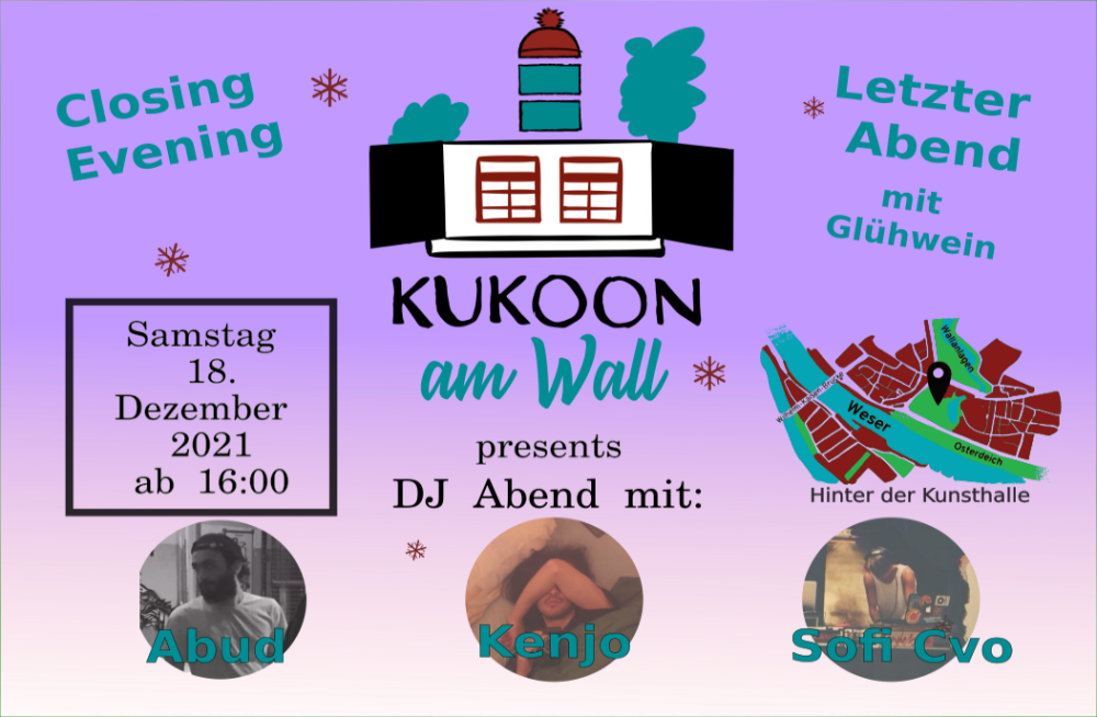 Veranstaltung: Am Wall - Abud & Kenjo & Sofi Cvo Am Wall - Abud & Kenjo & Sofi Cvo